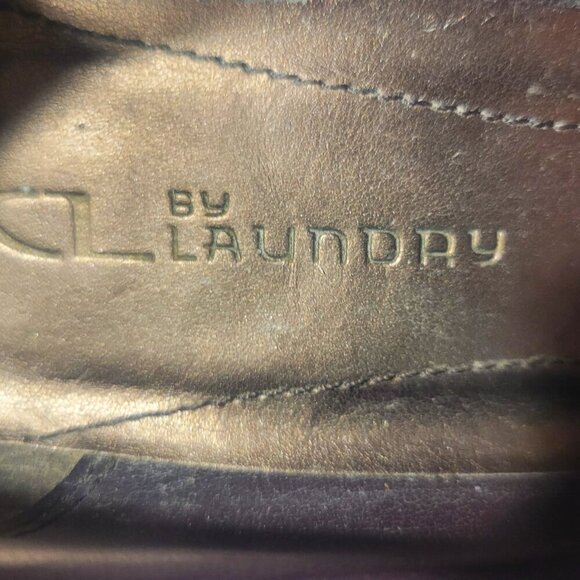 CL Laundry Brown Patent Peep Toe Stiletto Heels - Size 7 - Picture 2 of 7